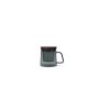 Becher 37cl mit Glasfilter und Deckel grau Luma