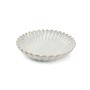 Deep plate 22xH5cm nuance white Lotus