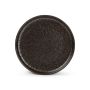 Plat bord 22xH3cm chocolate Tabo