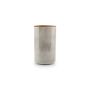 Vorratsdose 12,5xH21cm mit Deckel grau Bake