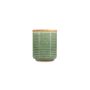 Bocal 12,5xH15,5cm vert Cameo