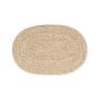 Platzset 45x30cm oval Maisblatt beige TableTop