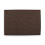 Placemat 43x30 leather look brown cross Dinner