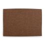 Placemat 43x30cm cognac fabric look Dinner