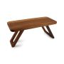 Plateau 48x20xH20cm sur pied bois Dina