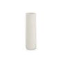 Vase 10xH30cm weiß Cone