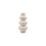 Vase 21xH38,5cm weiß Tubo