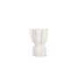 Vase 17x13,5xH22cm draped white Vea