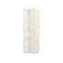 Vase 18x18xH42,5cm fluid white Vea