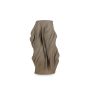 Vase 22,5x22,5xH37cm satin brown Vea