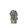 Vase 20x20xH28,5cm satin silver Vea