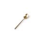 Mini-Aperogabel 11cm matt gold Terno - set/6
