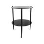 Beistelltisch 36xH46cm schwarz Patio