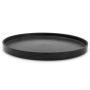 Decorative dish 37xH1,5cm black Palace