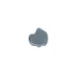 Coaster organic silver Charm - set/4