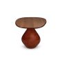 Beistelltisch 41x36xH40cm mit Holztischplatte red clay Mio