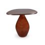 Beistelltisch 50x36xH50cm mit Holztischplatte red clay Mio