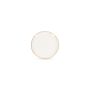 Assiette plate 21cm coupe blanc Artisan