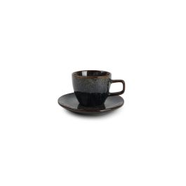 Mocha cup 9,5cl and saucer 11,5cm sapphire Mielo | S|P Collection