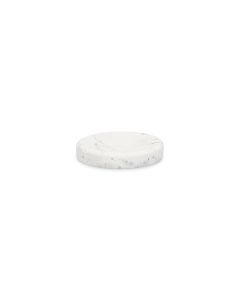Zeepschaal 11,5xH2cm marble white Suds