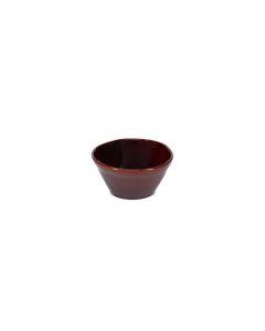 Bowl 14xH7cm dark maroon Manon