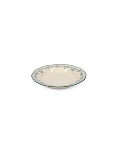 Deep plate 23/17xH4cm green Cyril
