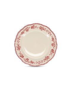 Assiette plate 27cm burgundy Cyril