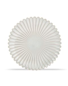 Assiette plate 25cm nuance white Lotus