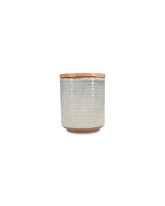 Canister 12,5xH15,5cm beige Cameo