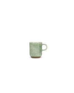 Beker 30 cl met oor groen Cameo