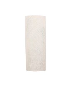 Vaas 13,5x9,5xH35,5cm ovaal beige Vico