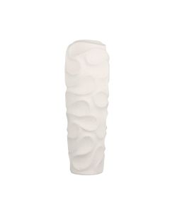 Vase 17xH59cm vanilla silk Rivu