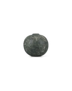 Vase 14,5xH13cm grün Bullet