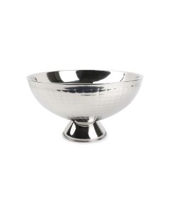 Seau à champagne vasque 32xH16cm motif argent Bar