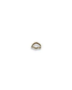 Napkin ring 4,5cm organic gold Charm - set/4