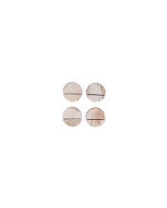 Name card holder 5cm marble beige Opus - set/4