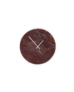 Horloge murale 35cm red marble Zone