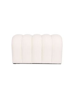 Poef 77x44xH43cm cloud beige Brume