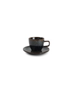 Tasse à moka 9,5cl et soucoupe 11,5cm saphir Mielo