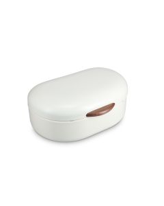 Boîte à pain 40x29xH19,5cm beige Crust