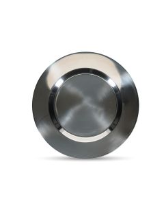 Plate 30/18cm chrome Oryn
