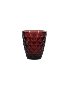 Glas 27cl burgundy Prisma - set/4
