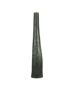 Kaars 9xH49,5cm donkergroen Twig