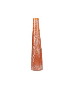 Kaars 9xH40cm oranje Twig