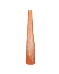 Kaars 9xH49,5cm oranje Twig