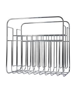 Magazine rack 34x20,5xH33cm chrome Album