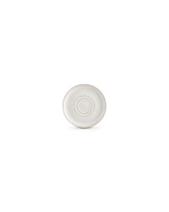 Saucer 14cm pearl Curvy