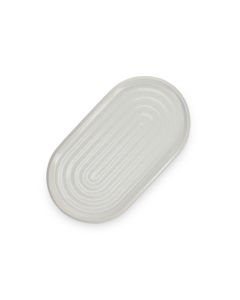 Serving dish 35x19,5xH2cm beige Mochi