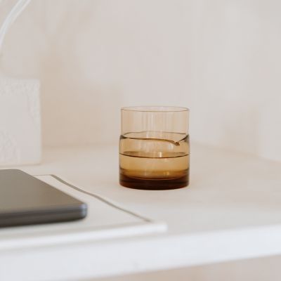 Glas 31,5cl amber Mono - set/2