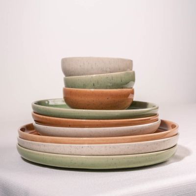 Teller flach 27,5xH2,5cm sage Blush